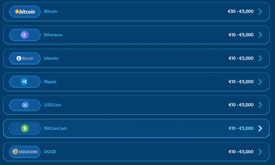 Depósito y la Retirada en Winbay España